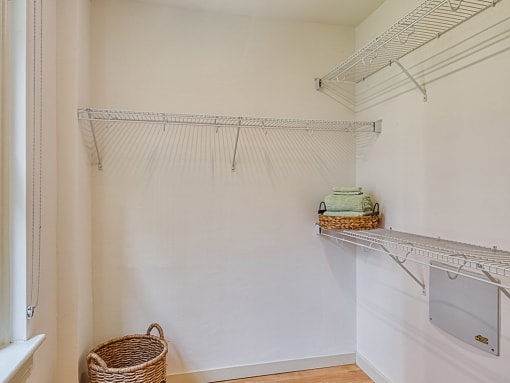 Closet in Luxury Apartments in Downtown Richmond VA