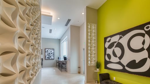 Artwork at Helix Apartments at Summit Point