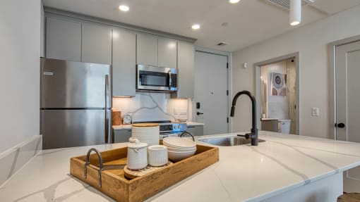 Island Kitchen at Residences at Richmond Trust, Richmond, VA, 23219