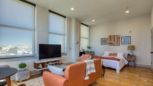 Studio Bedroom at Residences at Richmond Trust, Richmond, VA, 23219