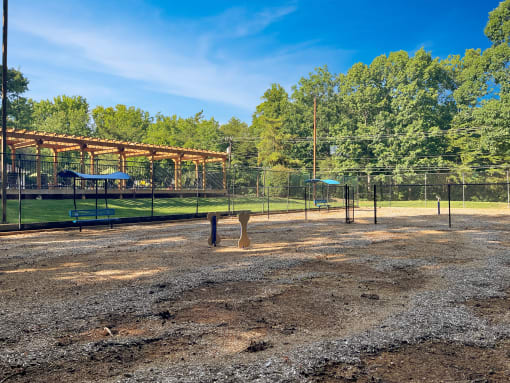 Dog Park at Wendover River Oaks Apartments, North Carolina, 27409