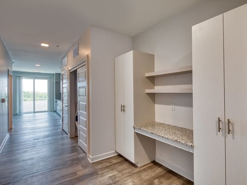 Desk at Helix Apartments in Summit Pointe Chesapeake VA
