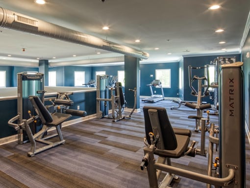 Fitness_Center_Logans_Landing_Apartments in Lynchburg VA