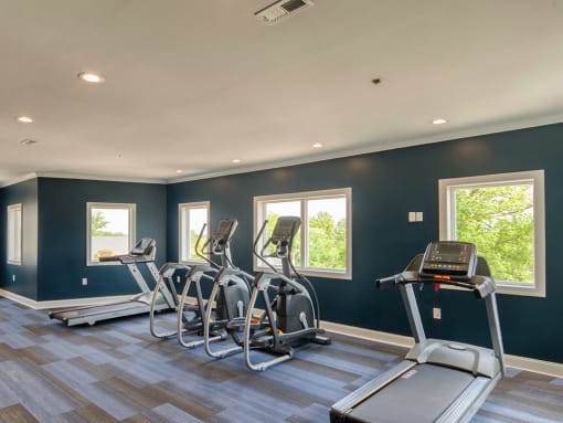 Gym at Logans Landing Apartments in Lynchburg VA