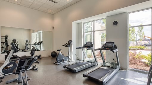 Helix Apartments Fitness Center in Chesapeake VA