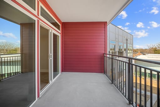 Enjoy downtown views and vibrant skies from Centro at Pine Nash private balconies Centro at Pine Nash, Wilson, NC