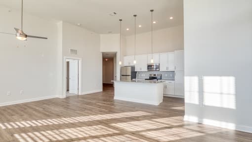 Living area at The Bella at Westchester, Midlothian, VA, 23113