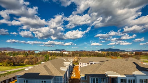 Balcony View  at The View at Blue Ridge Commons Apartments, Roanoke, VA, 24017