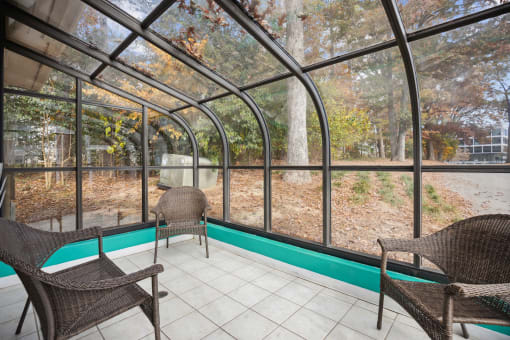 Outdoor Lounge Area at Montecito West in Raleigh, 27609
