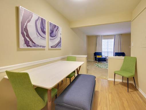 Defined Dining Space at Montecito Apartments, Raleigh, NC