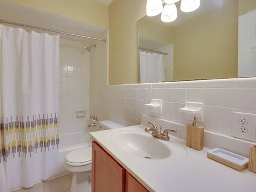 Bathroom at Montecito Apartments, Raleigh, North Carolina