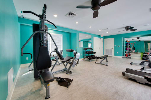 Fitness Area at Montecito West in Raleigh, NC