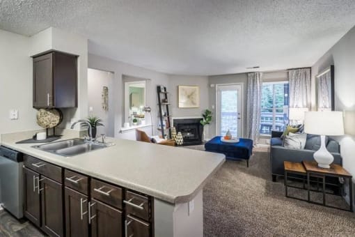 Model 2 at Bridges at Chapel Hill Apartments in Carrboro NC