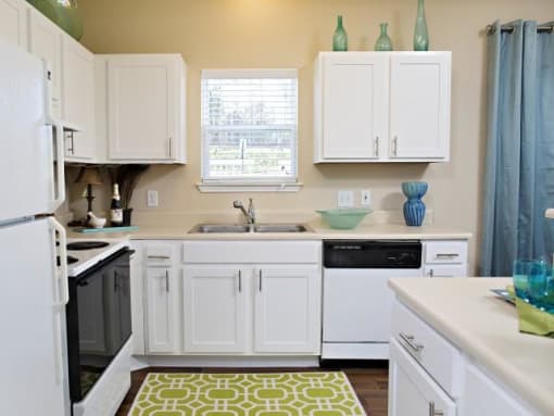Kitchen 2 at Northridge Crossing Apartments in Raleigh NC