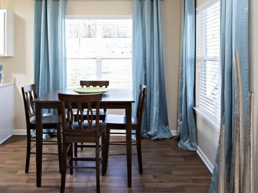 Dining room at Northridge Crossing Apartments in Raleigh NC