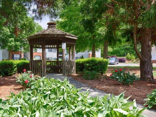 Gazebo Northridge Crossing Apartments in North Raleigh