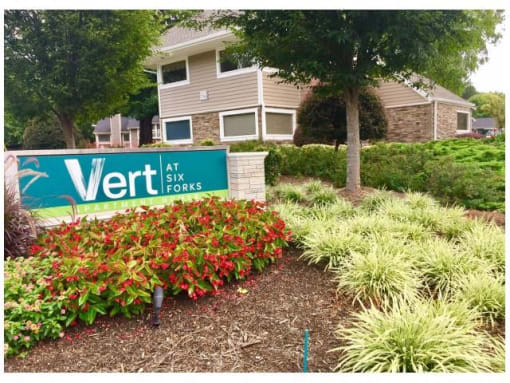 Vert at Six Forks Sign