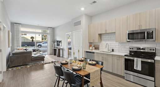 Open Kitchen Into Living Room at Innsbrook Square, Glen Allen