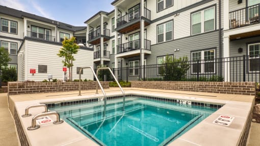 our apartments offer a swimming pool in front of our building at Ainsworth, Virginia, 23228