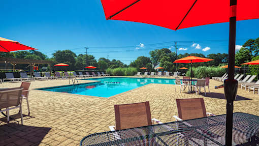 Swimming Pool at Bayville Apartments, Virginia Beach, Virginia