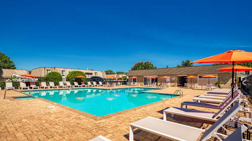 Resort Style Swimming Pool at Bayville Apartments, Virginia Beach, Virginia
