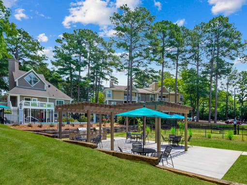 Grills at Sommerset Place Apartments in Raleigh NC
