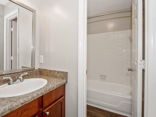 Apartment Bath 3 at Sommerset Place in Raleigh NC