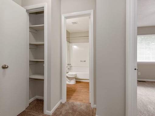 Linen Closet at Tryon Village Apartments in Raleigh NC
