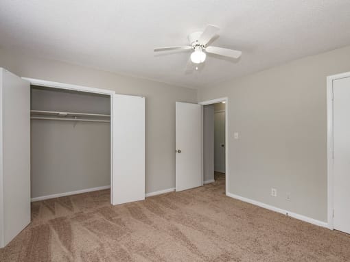 Closet at Tryon Village Apartments in Raleigh NC