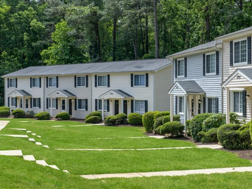 Exterior of Tryon Village Townhouses