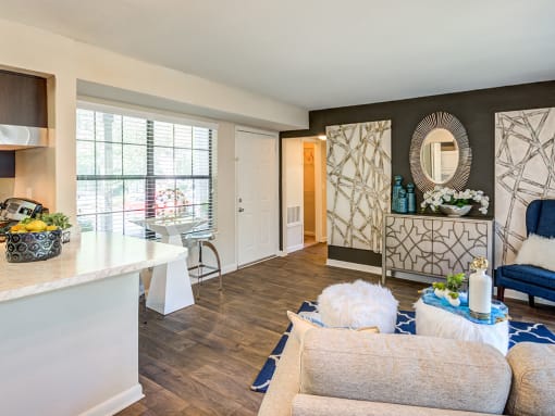 Living Area  at Vert at Six Forks Apartments in Raleigh, NC