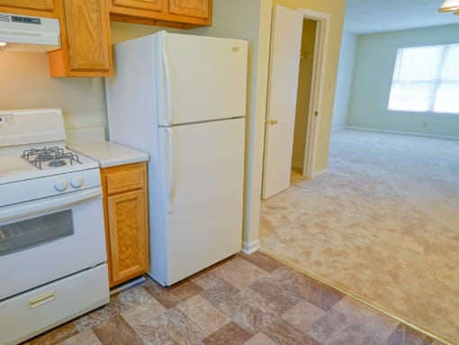 Kitchen at Apartments in Poquoson VA
