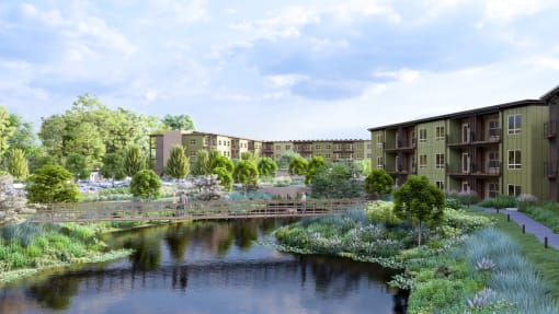 Courtyard at Boardwalk at Research Park, Alabama, 35811