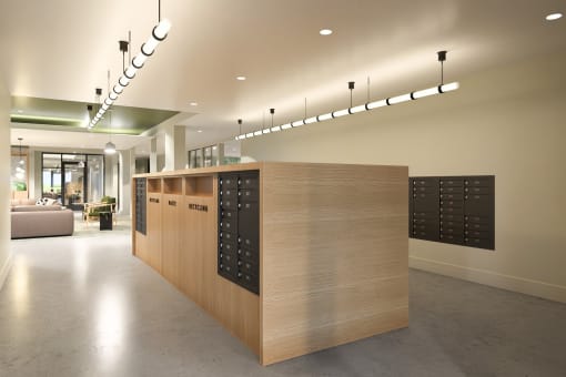 Mail Area at Boardwalk at Research Park, Huntsville, AL