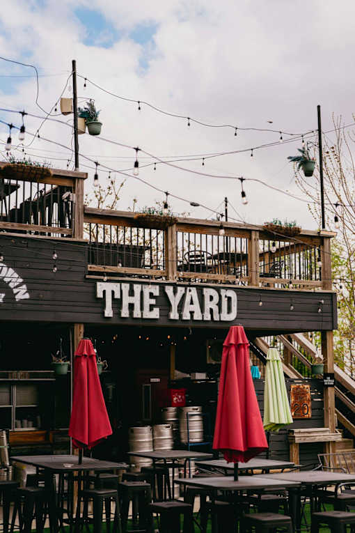 The Yard is a restaurant with outdoor seating.
