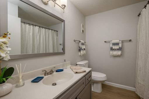 Bathroom with Toilet at Peaks at Sandia View, New Mexico, 87102