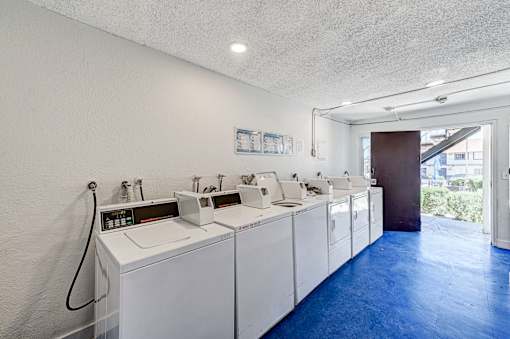 A row of sinks in a public restroom.