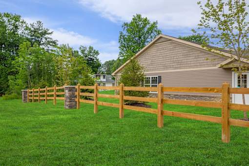 A backyard view of Wilcox Meadows.