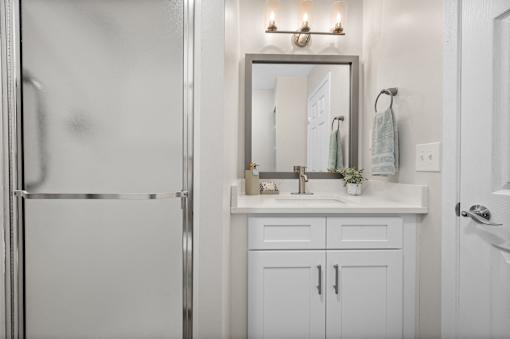 Spa Inspired Bathroom at Concord Place Apartments, Ohio