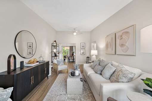Spacious Living Room at Concord Place Apartments, Mentor, OH