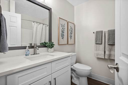 Large Bedroom In-Suite Bathroom at Concord Place Apartments, Mentor