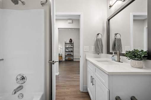 Modern Bathroom Fittings at Concord Place Apartments, Ohio, 44060