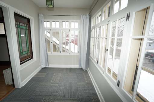 Sunny, south-facing front room.