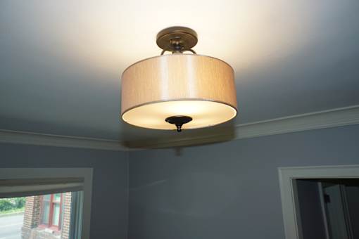 Designer light fixtures.