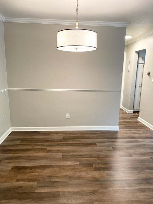 Fresh decor and flooring.