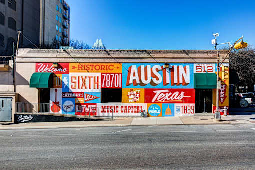 A building with a sign that says "Historic Austin" on it.