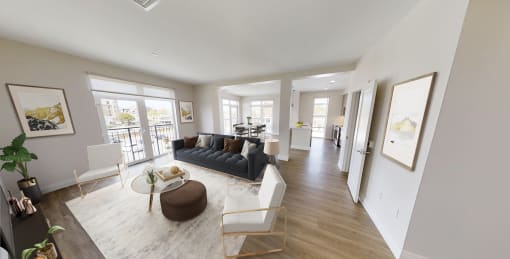 Oversized Living Quarters with Walls of Windows at 28 Austin, Newton, MA 02460