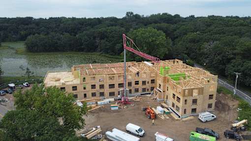 The Lakes of Mahtomedi early construction