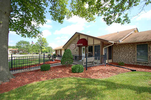 Leasing Center External View at Black Hawk Apartments, Fort Wayne, IN, Indiana, 46815