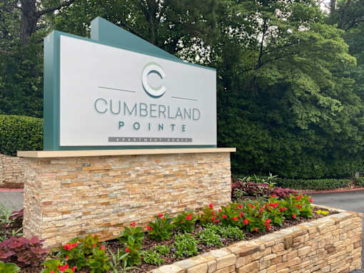 Property Signage at Cumberland Pointe, Smyrna, Georgia